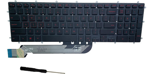 Teclado De Repuesto Portátil Dell Inspiron 7566 7567 7...