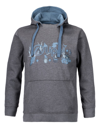 Polerón Niño Lippi Insigne Hoody Melange Gris I20