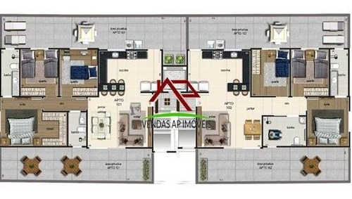 Imagem 5 de 18 de Ótima Área Privativa (apn) De 03 Quartos No Planalto! - 2463