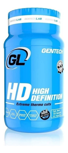 Hd - High Definition 120 Cap - Gentech - Quemador De Grasas 