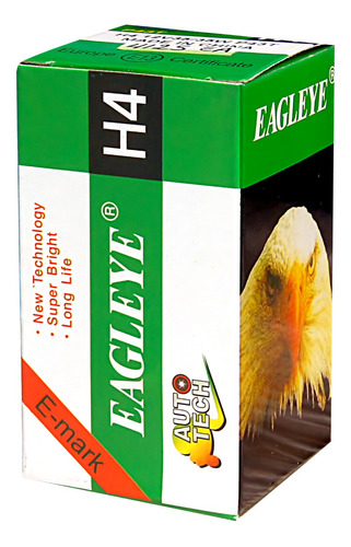 Focos Halógeno H4 12v 100/90w P45t Eagleye 5122 Ea