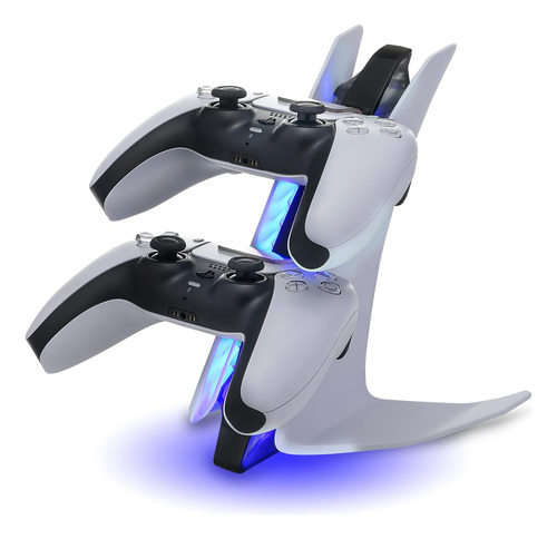 Ps5 Controller Charger Pack Con Led Y Cable Incluido
