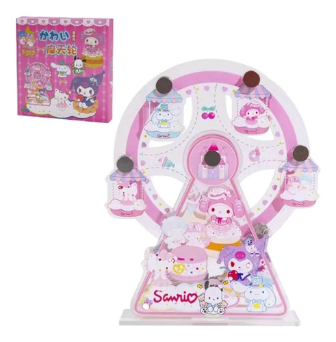 Juguete Armable Rueda Fortuna Acrilico Sanrio Hello Kitty