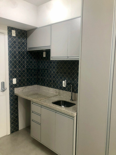 Imagem 7 de 21 de Apartamento Flat Studio - Novo De Alto Padrão - Mobiliado - Com Garagem - A 80m Da Estação Do Metrô - Ao Lado Do Ministério Da Economia / Receita Federal - Condomínio Setin Downtown Luz
