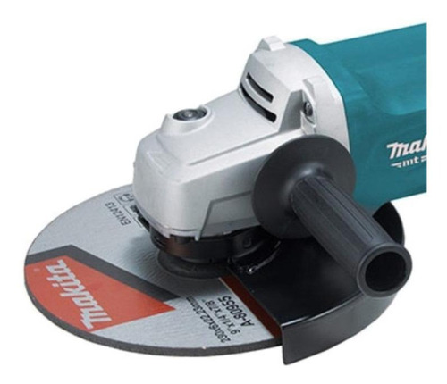Imagen 2 de 2 de Esmeril angular Makita MT M0921 turquesa 2200 W 220 V + accesorio