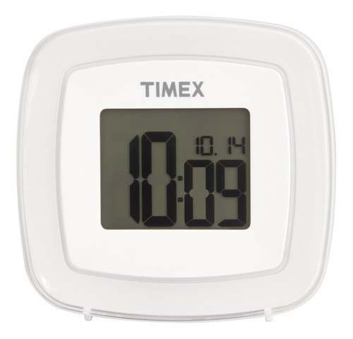 Timex T104w - Reloj Despertador Doble Con Cambio De Color