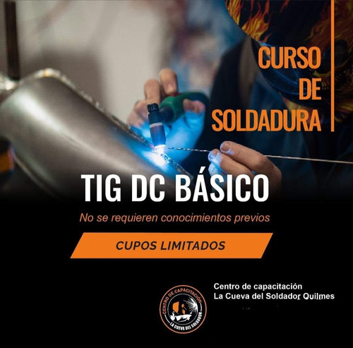 Curso De Soldadura Tig Dc Hierro Básico En Quilmes Lacueva