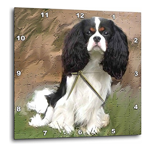 Llc Spaniel Cavalier 10 Por Reloj De Pared 10 Pulgadas