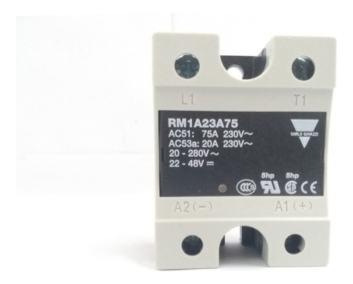 Rm1a23a75 Carlo Gavazzi Relevador Estado Sólido (75a, 230v)