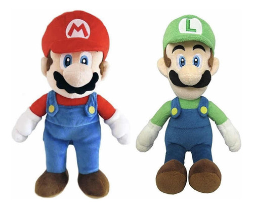 Peluche Mario Bros De 25 Cm + Luigi