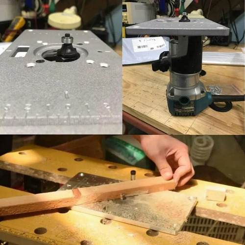 Mesa Router Multifuncional Inserto Placa Carpintería