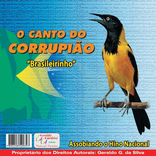 Cd  Corrupião Brasileirinho Assobiando Hino Nacional