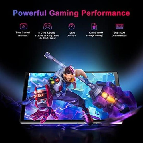 Tablet Android 2023 Con 6gb + 128gb + 512 Extension