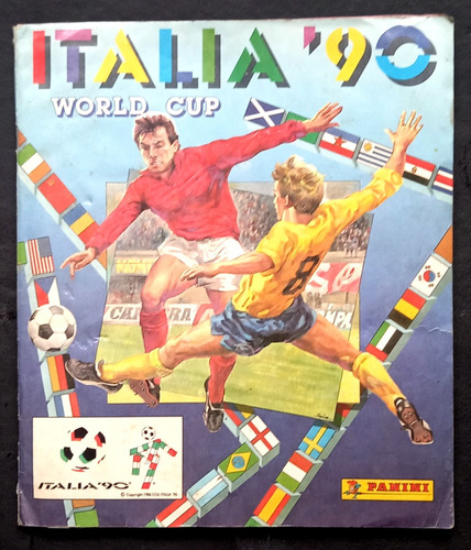 Album De Figuritas Mundial De Futbol Italia 90 Completo