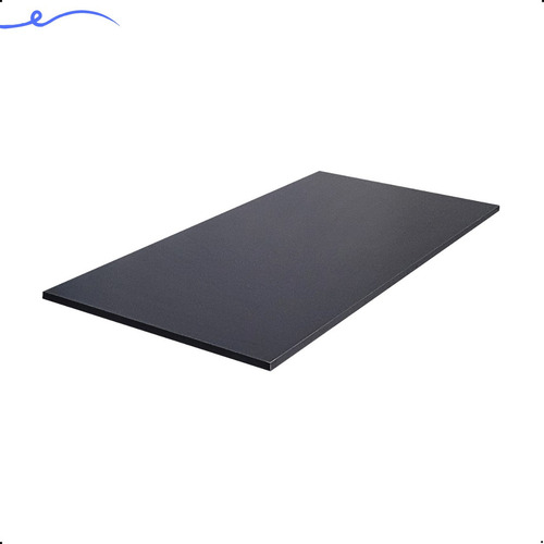 1 Prateleira Mdf Preto 90x45 Tabua S/ Suporte Tampo Tampao