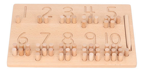 Tabla De Trazar Números Para Niños De Madera Para Practicar