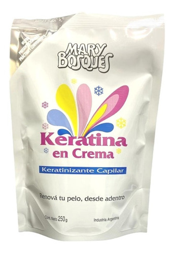 Keratina En Crema Keratinizante Capilar Mary Bosques 250g