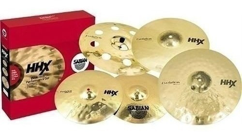 Set De Platillos Sabian Hhx Sp Evolution  14-16-20-18 Free