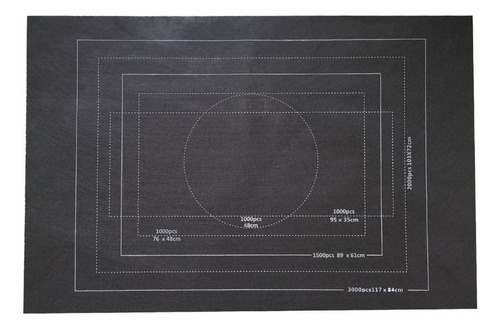 Alfombrilla De Almacenamiento En Rollo Para Rompecabezas, De
