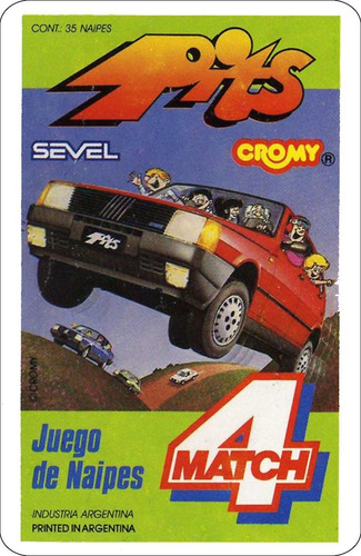 Cartas Naipes Pits Sevel Cromy/match4 (remasterizado 2021)