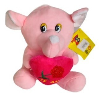 Peluches Animales  Corazón Te Amo Chancho Conejo Pato Rana 