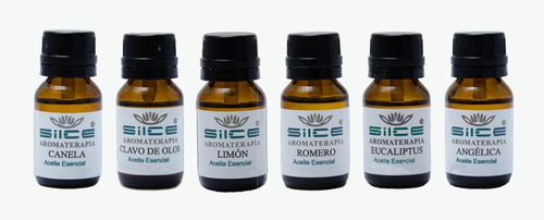 Aceite Limon, Canela, Clavo, Romero, Eucaliptus, Angelica