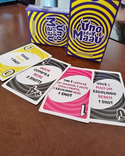 Kit Eu Nunca + Uno Do Maau - Esquenta - Vidote - Vira