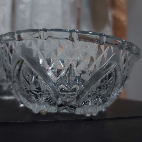 Imagem 9 de 10 de Bomboniere Baleiro Antigo De Cristal Perfeito Estado