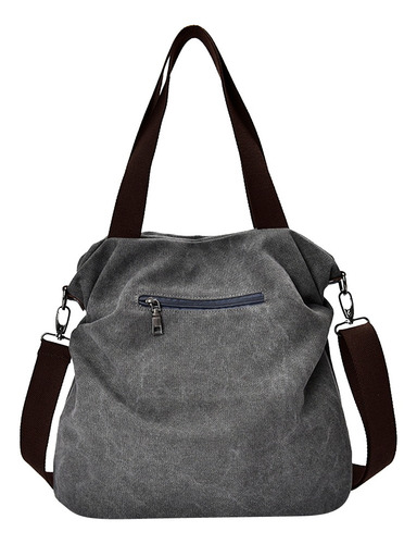 Bolso Bandolera De Lona Casual De Estilo Simple Para Mujer