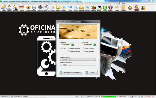 Software Assistência Para Celular + Vendas + Financeiro V5.0