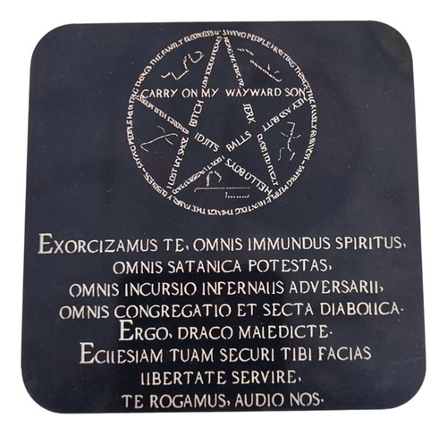 Portavasos De Supernatural Supernatural Cuadrados Negro