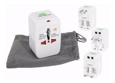 Imagen 3 de 5 de Adaptador Enchufe Universal Premium Viaje 110v 220v