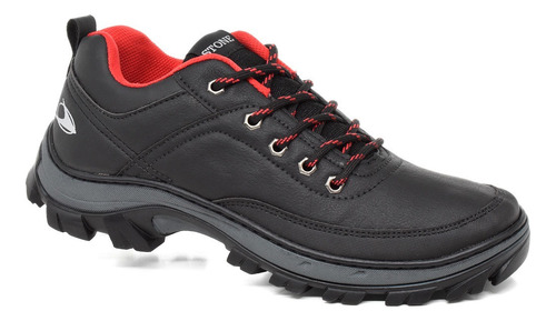 Zapatilla Trekking Hombre Impermeable Montañismo Stone 4100