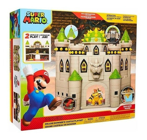 Playset Castillo Bowser Deluxe Mario Bros