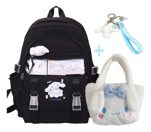 Mochila Cinnamoroll Kawaii De Estilo Coreano Y Llavero2023