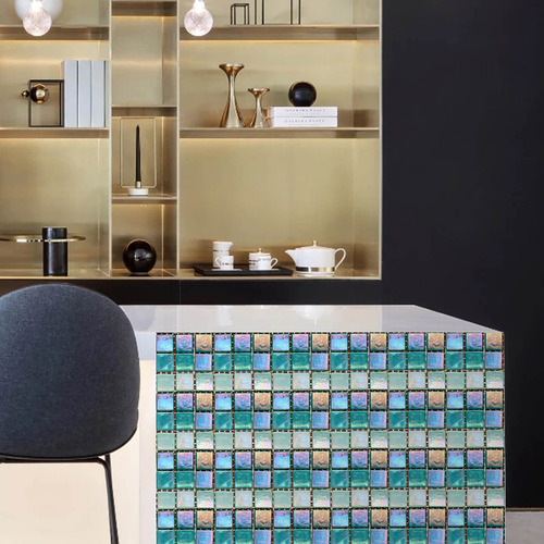 Adhesivos W Tile Decoration Para Pared Y Suelo, 10 Unidades,