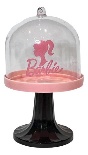 Cumple Barbie Posa Porta Cupcake Candy Bar 10 Unidades Negro