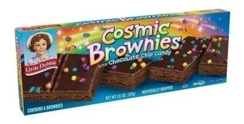 Brownies Cósmicos Little Debbie Caja Con 6 Pastelitos