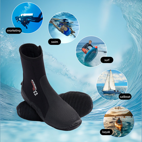 Zapatos De Buceo, Botas Antideslizantes, Buceo, Neopreno, Bu