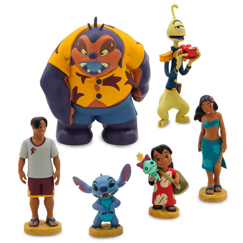 Set Figuras X 6  Lilo & Stitch Disney Original A2739