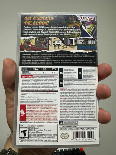 Teenage Mutant Ninja Turtles Cowabunga Collection - Switch (Usado)