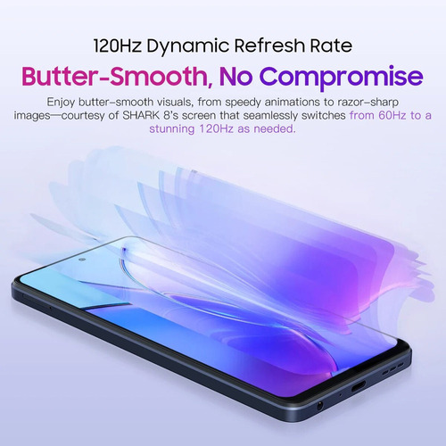 Blackview Celular Blackview Shark 8 Smartphone Android 13 6.78 Pantalla 2.4k, 8+128gb