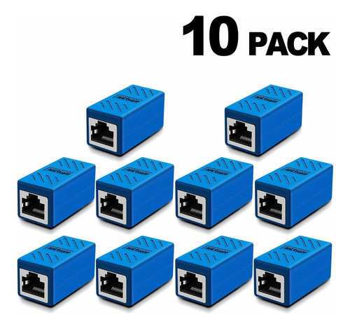 Extensor De Cable Ethernet Oneme, Acoplador Rj45, Conec...