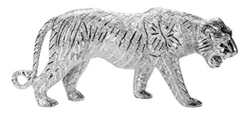 Decoración De Estatua De Tigre De Aluminio Kmg - Esculturas 