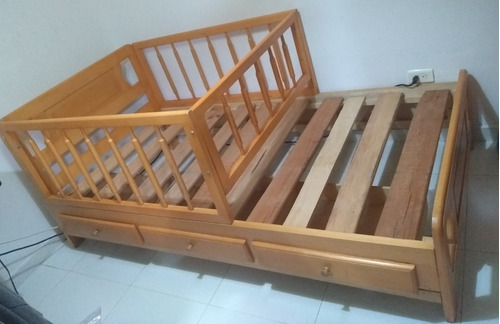 Cama Cuna En Pino