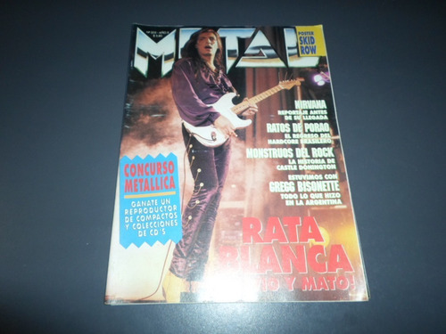 Metal 205 Rata Blanca Nirvana Def Leppard Ratos De Porao