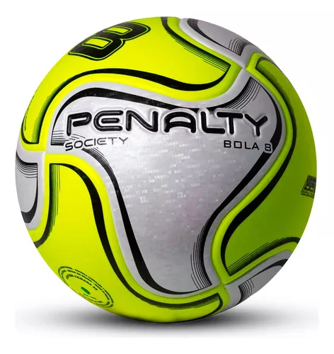 Bola De Futebol Society 8 X Penalty Cor Amarelo