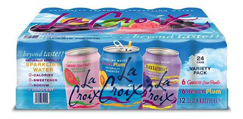 Agua Con Gas La Croix 355ml X 24 Blue