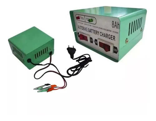 Imagen 3 de 4 de Cargador De Bateria Para Autos Y Motos 12v Y 6v/p001