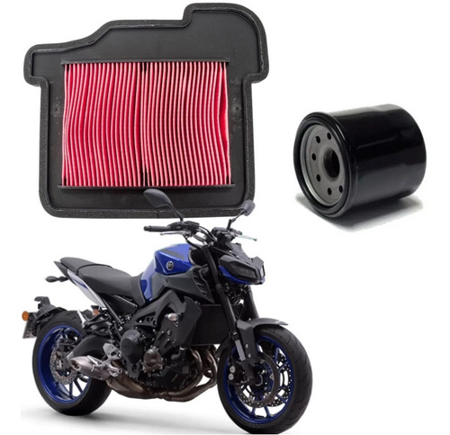 Kit Filtro De Ar Oleo Yamaha Mt09 Ffp004 S410485200086